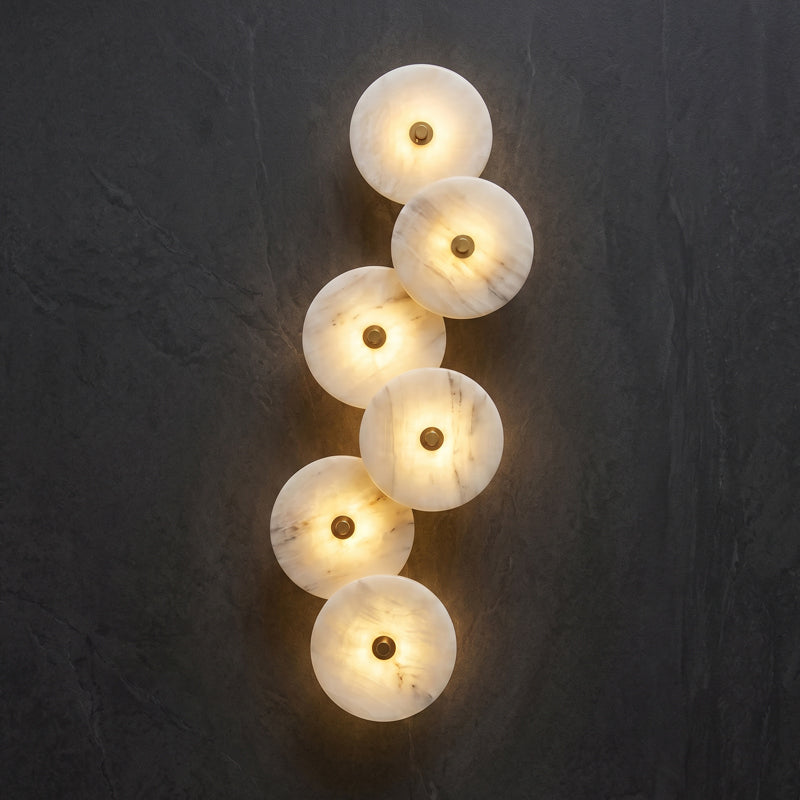 Lotus Alabaster Wall Sconce