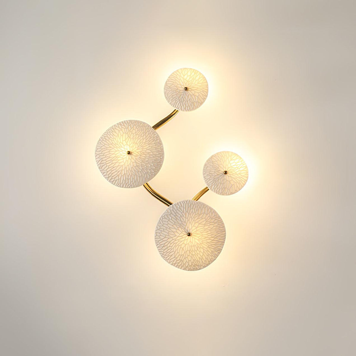 Fairhaven Lotus Petal Indoor Wall Light
