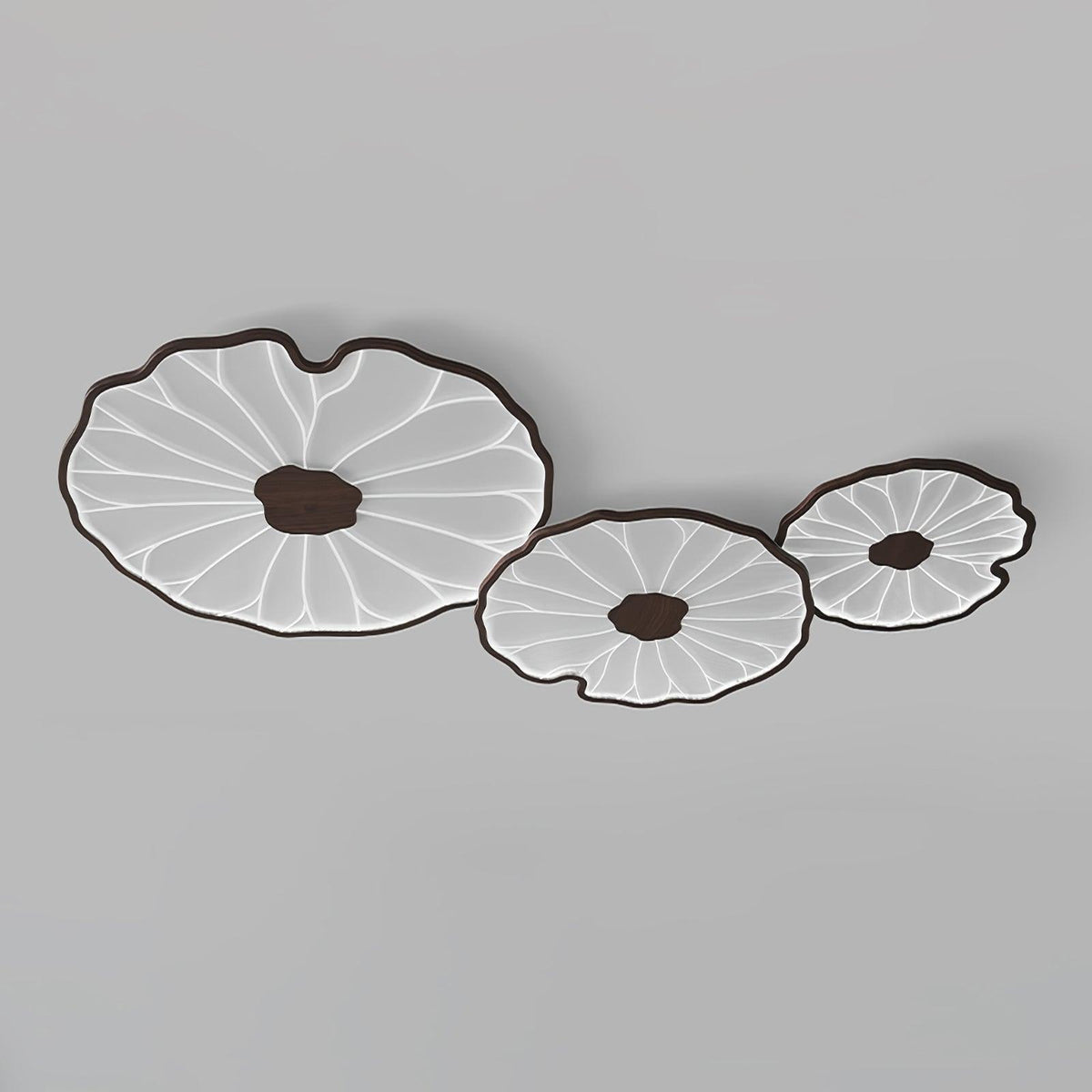 Miramere Lotus Leaf Acrylic Flush Mount Ceiling Light