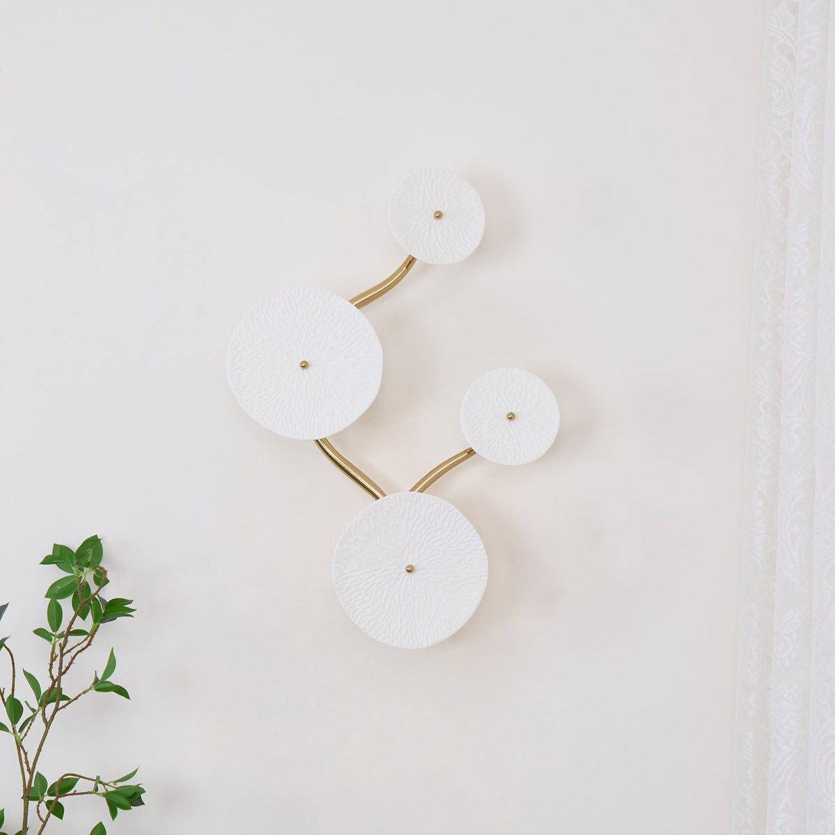 Fairhaven Lotus Petal Indoor Wall Light