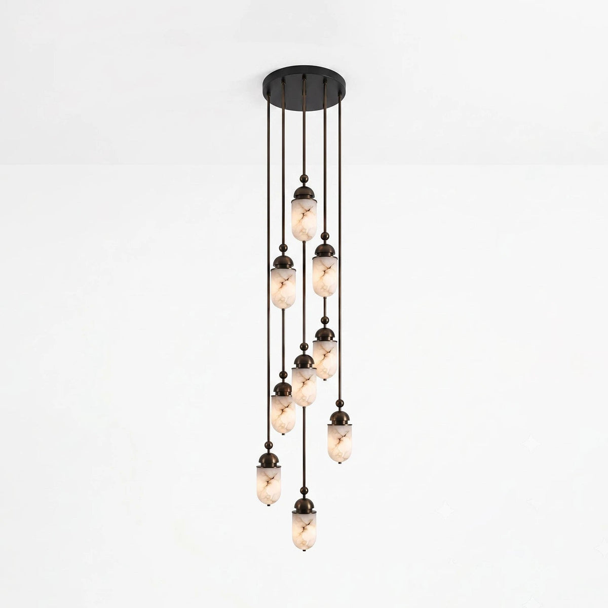 Whitcombe Alabaster Rod Pendant Lamp