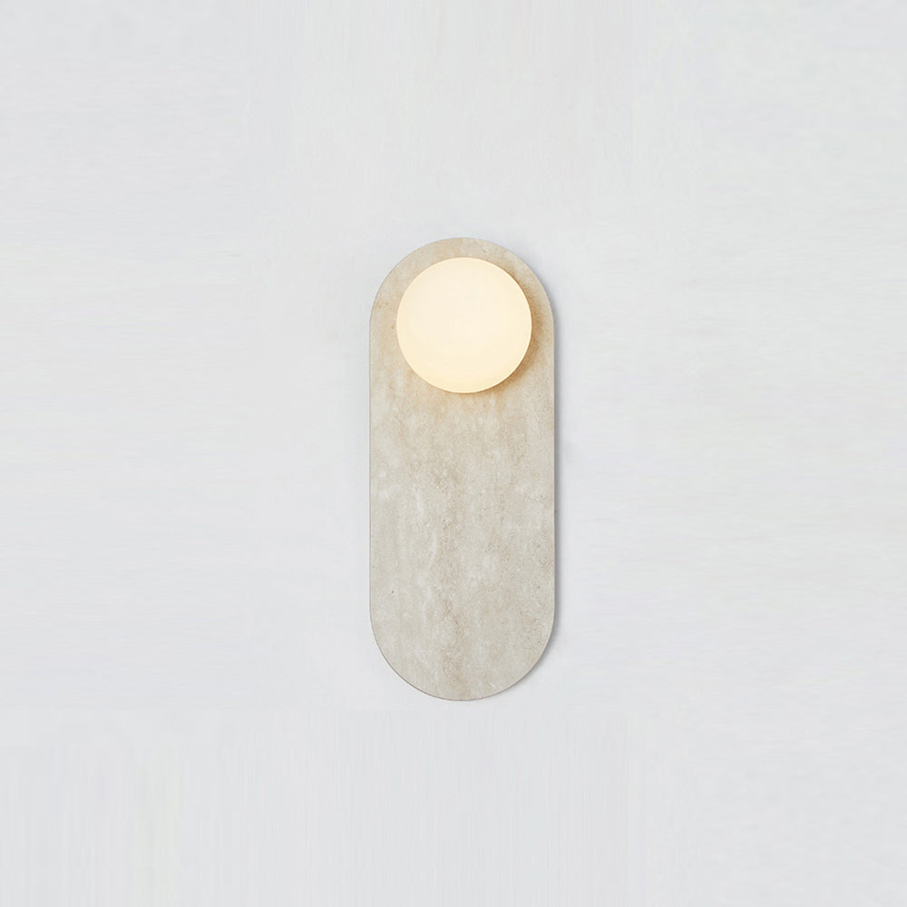 Katesis Oval Wall Lamp Marble
