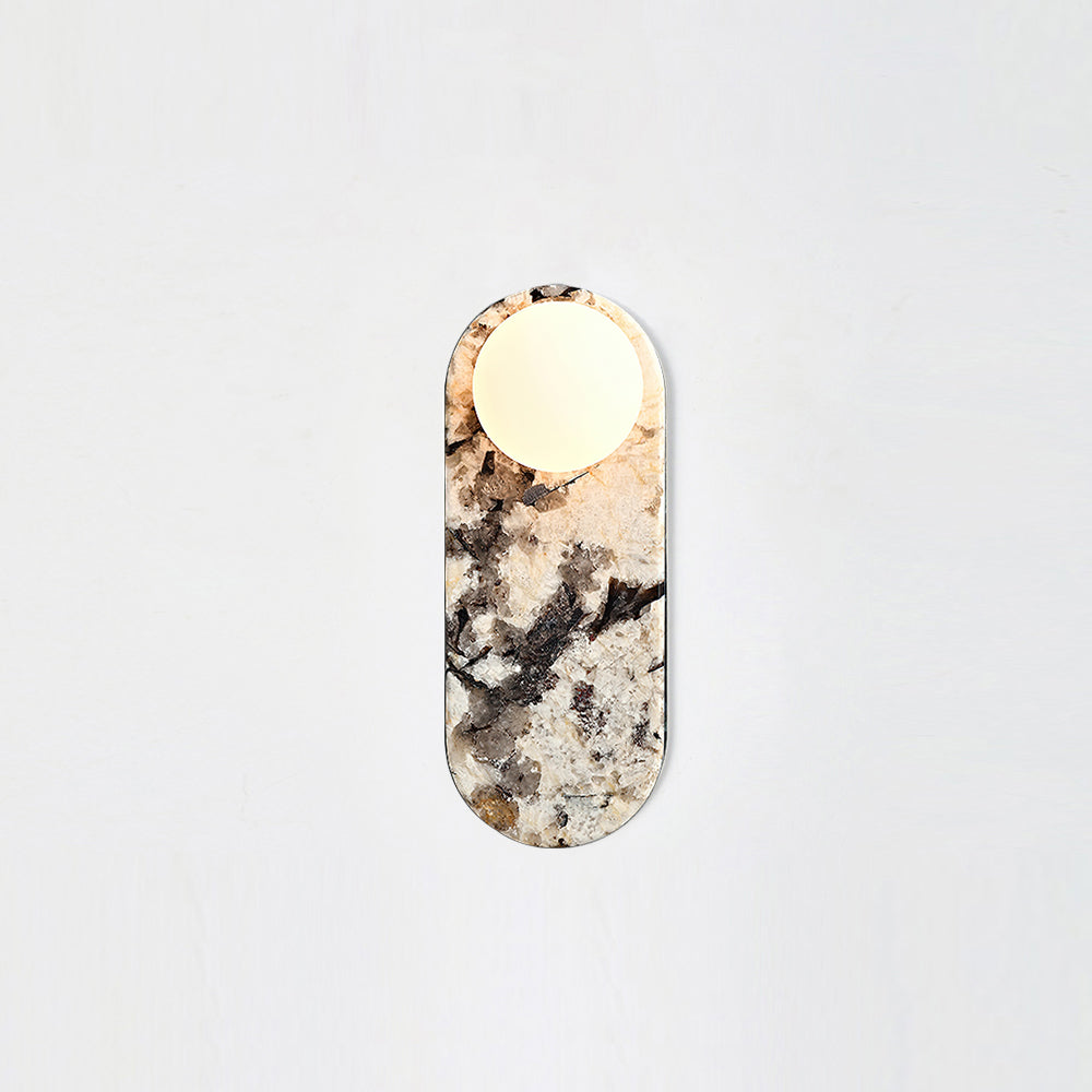 Katesis Oval Wall Lamp Marble