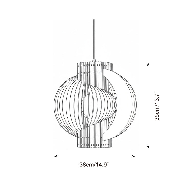 Rinaena Wood Pendant Lamp