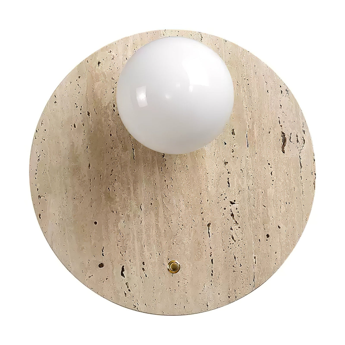 Aurevon Minimalist Travertine Wall Light
