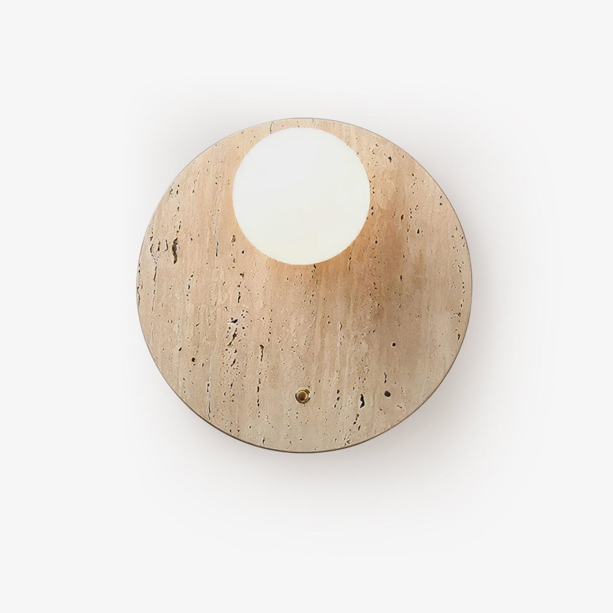 Aurevon Minimalist Travertine Wall Light