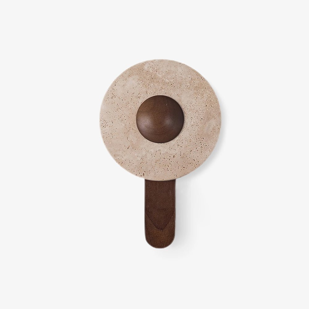 Nymarora Circular Travertine Wall Light