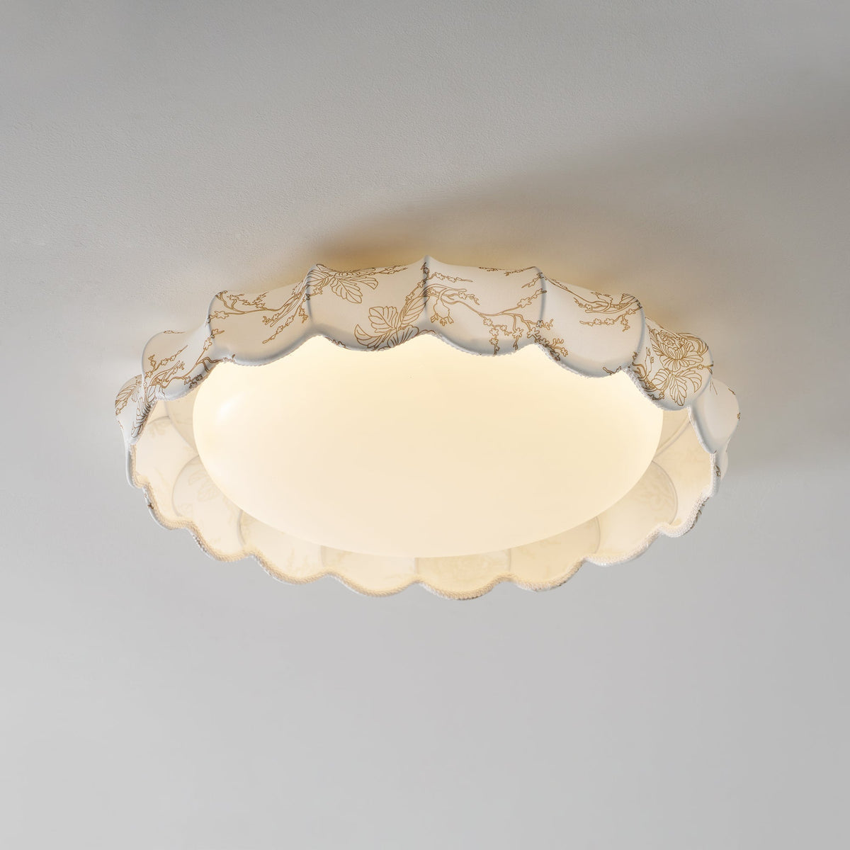 Delaridge Lunaria Veil Flush Mount Ceiling Light