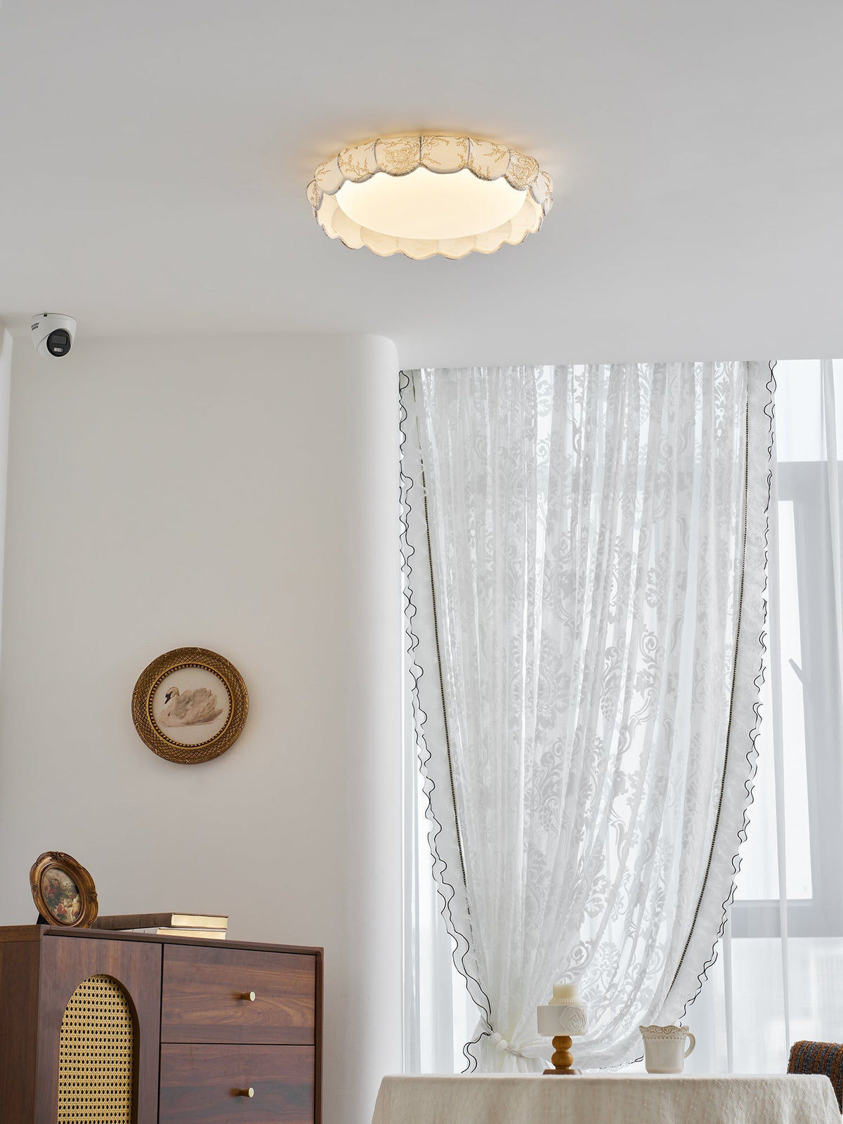 Delaridge Lunaria Veil Flush Mount Ceiling Light