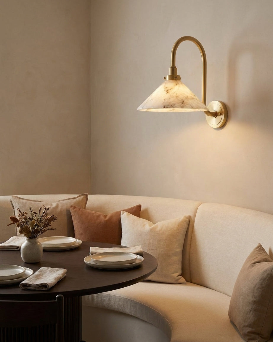 Albanella Alabaster Wall Sconce