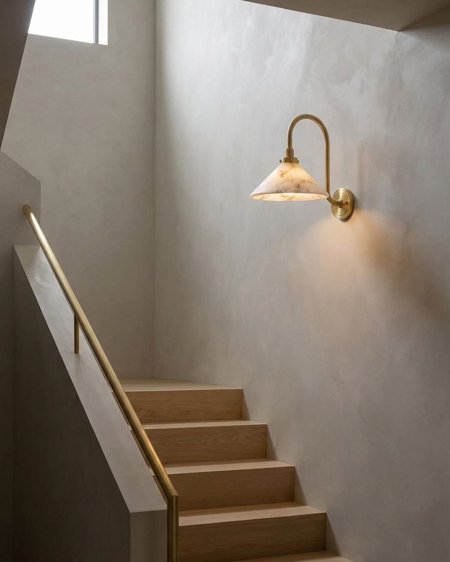 Albanella Alabaster Wall Sconce