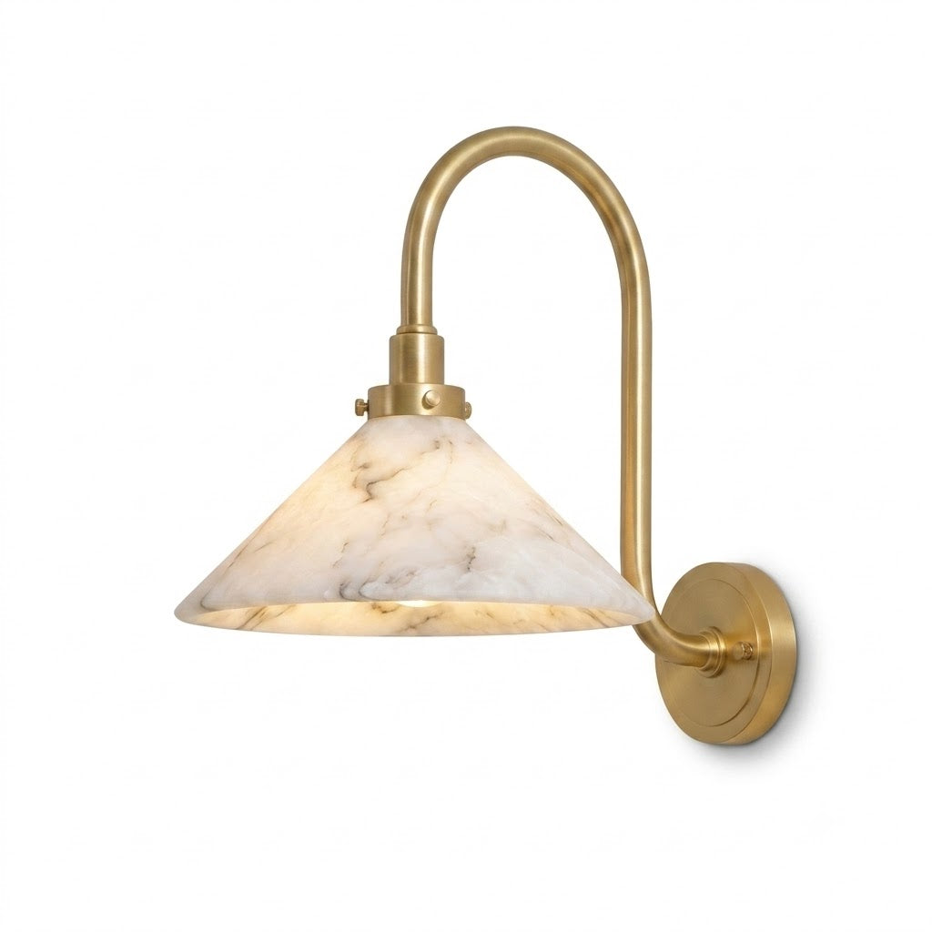 Albanella Alabaster Wall Sconce