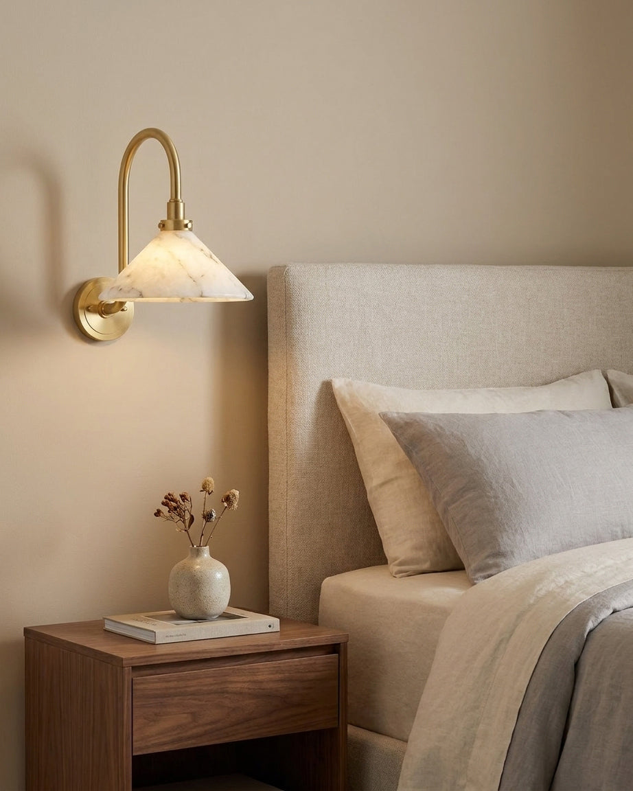 Albanella Alabaster Wall Sconce