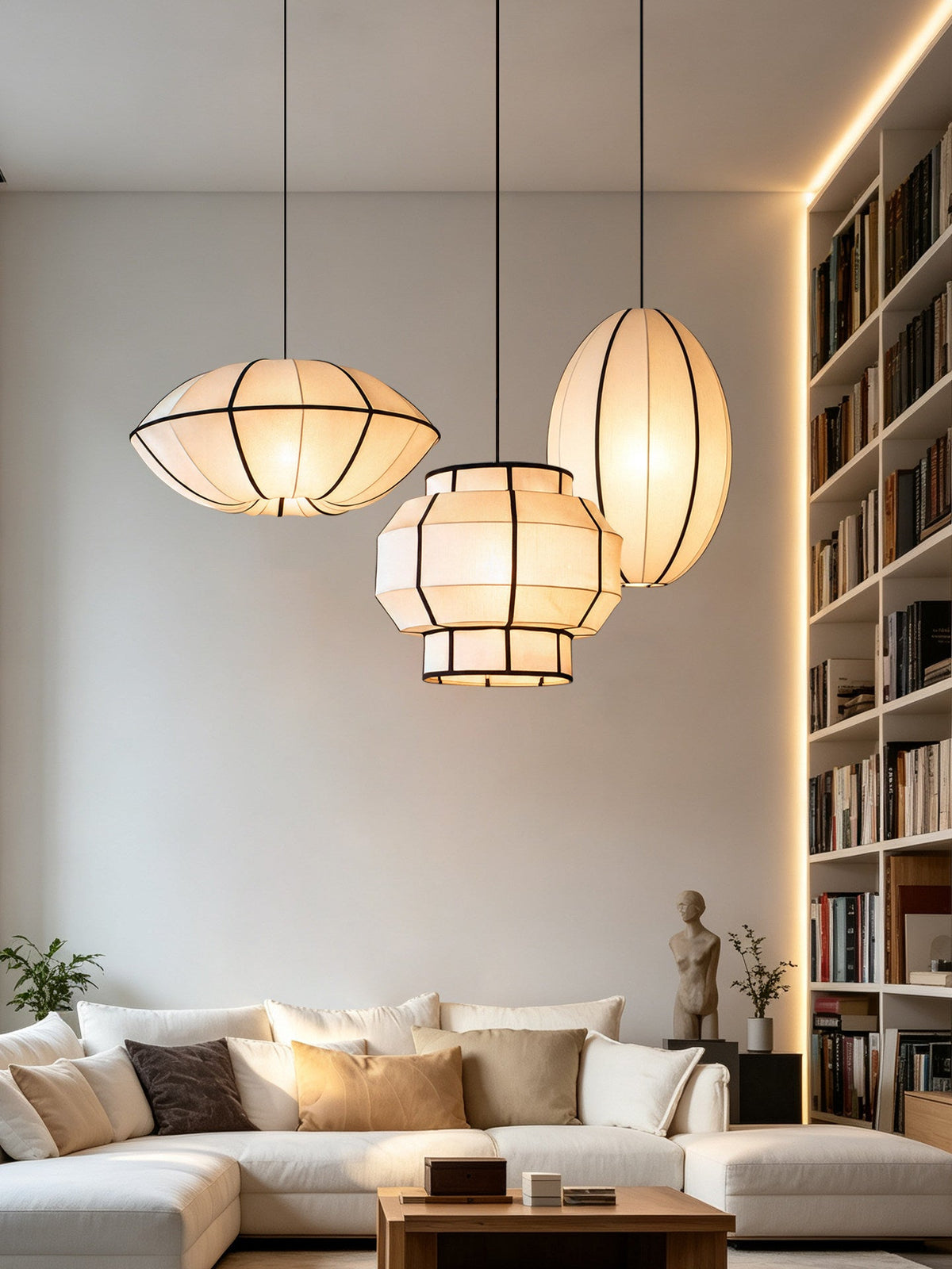 Southvale3 Fabric Pendant Lamp