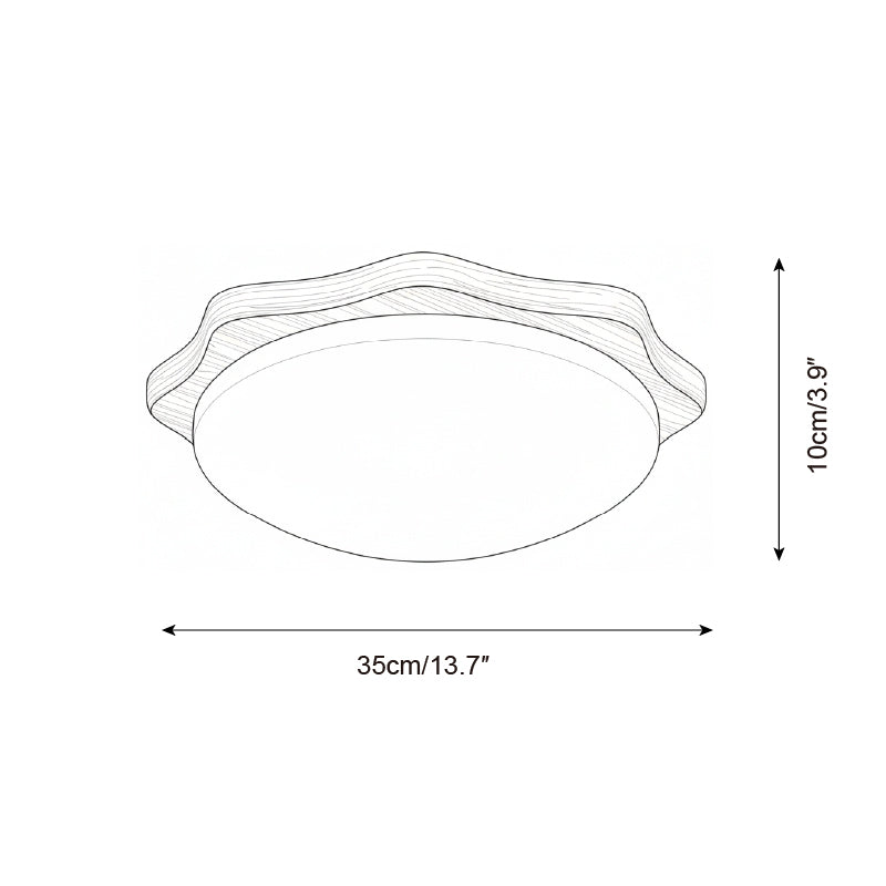 Rinaeria Wood Ceiling Lamp