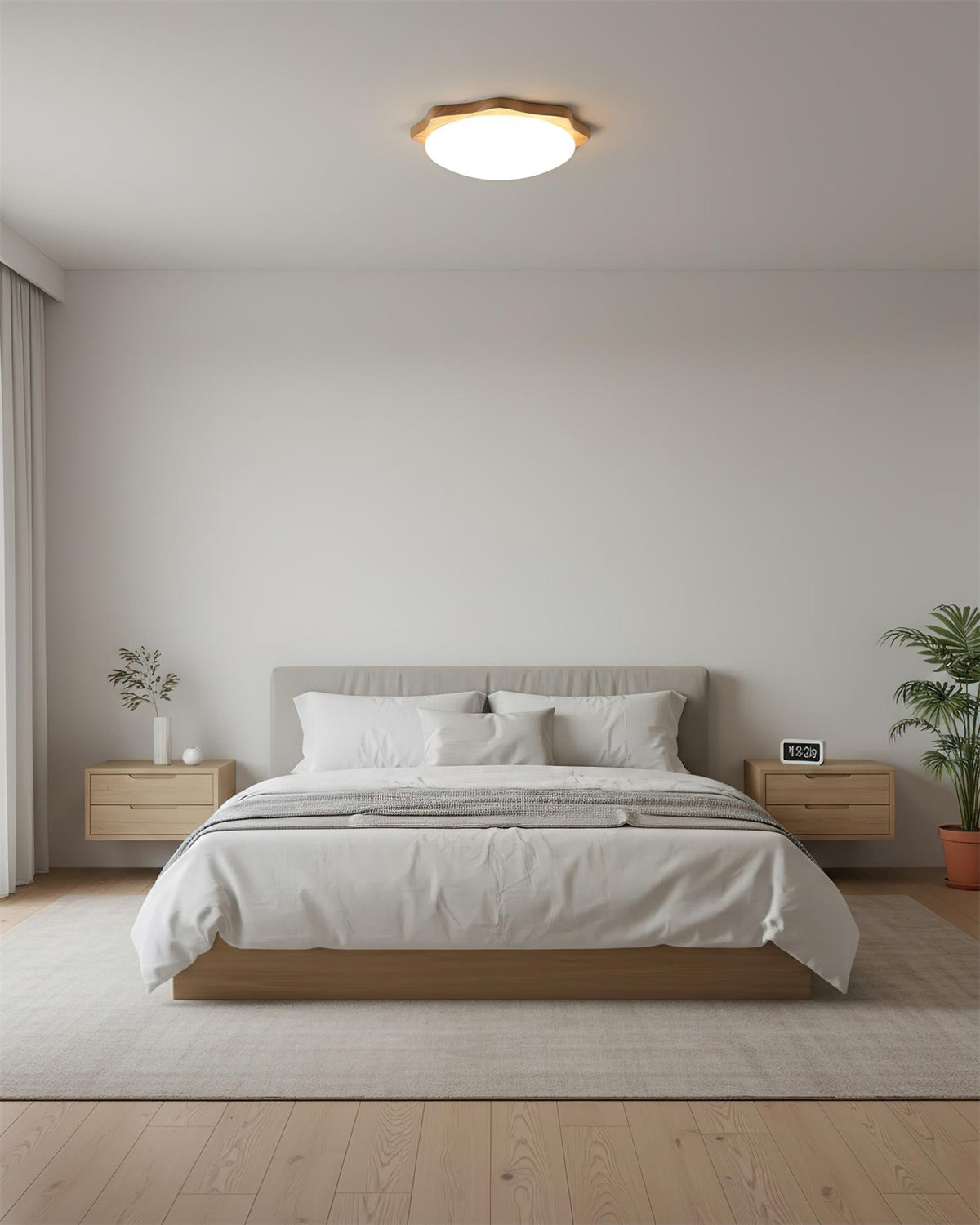 Rinaeria Wood Ceiling Lamp