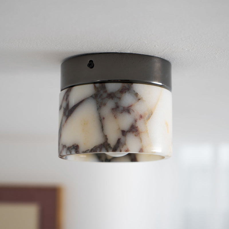 Ivinir Round Marble Ceiling Lamp