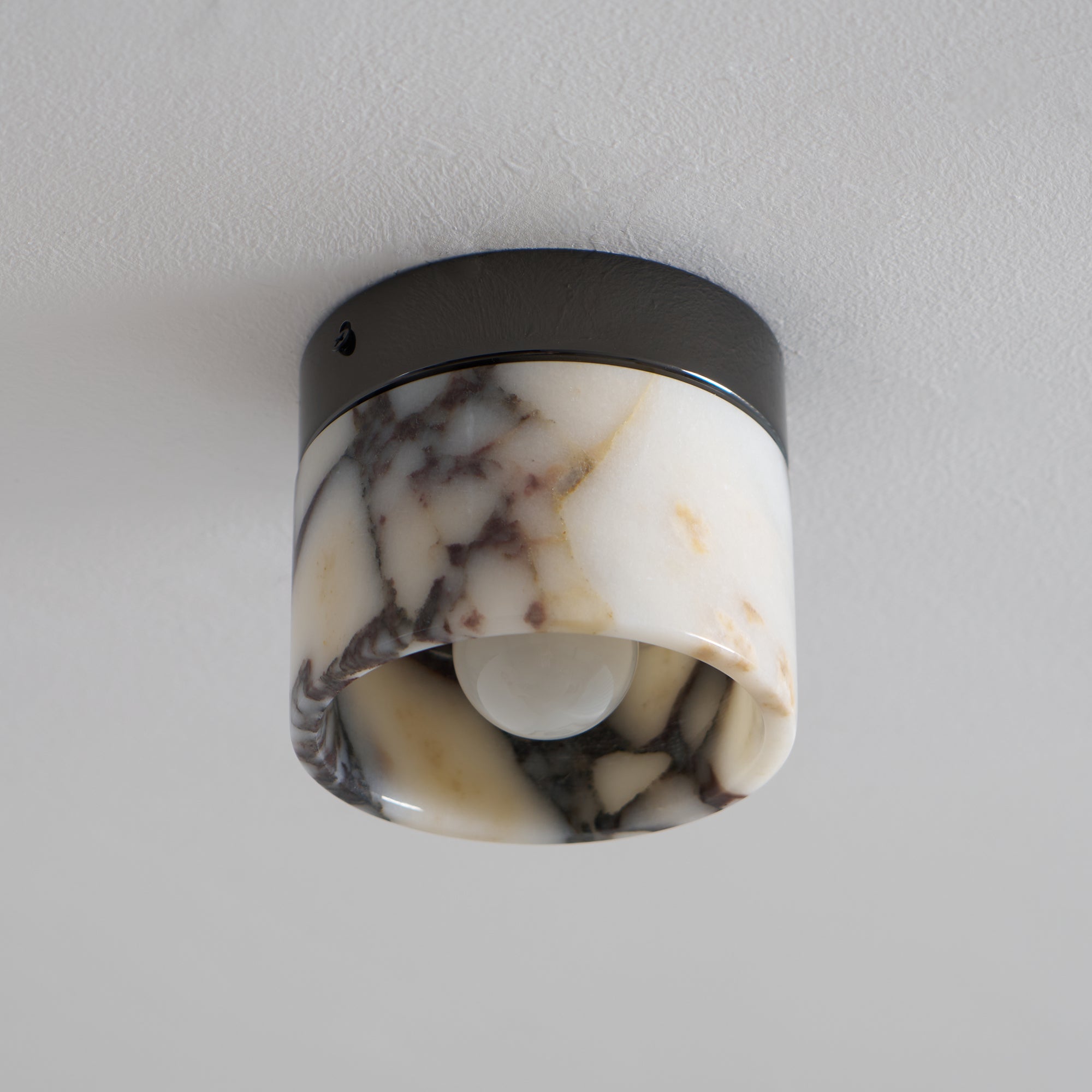 Ivinir Round Marble Ceiling Lamp
