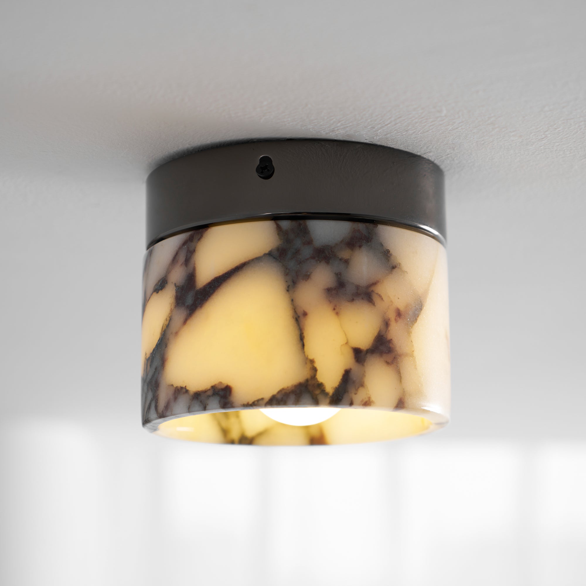 Ivinir Round Marble Ceiling Lamp