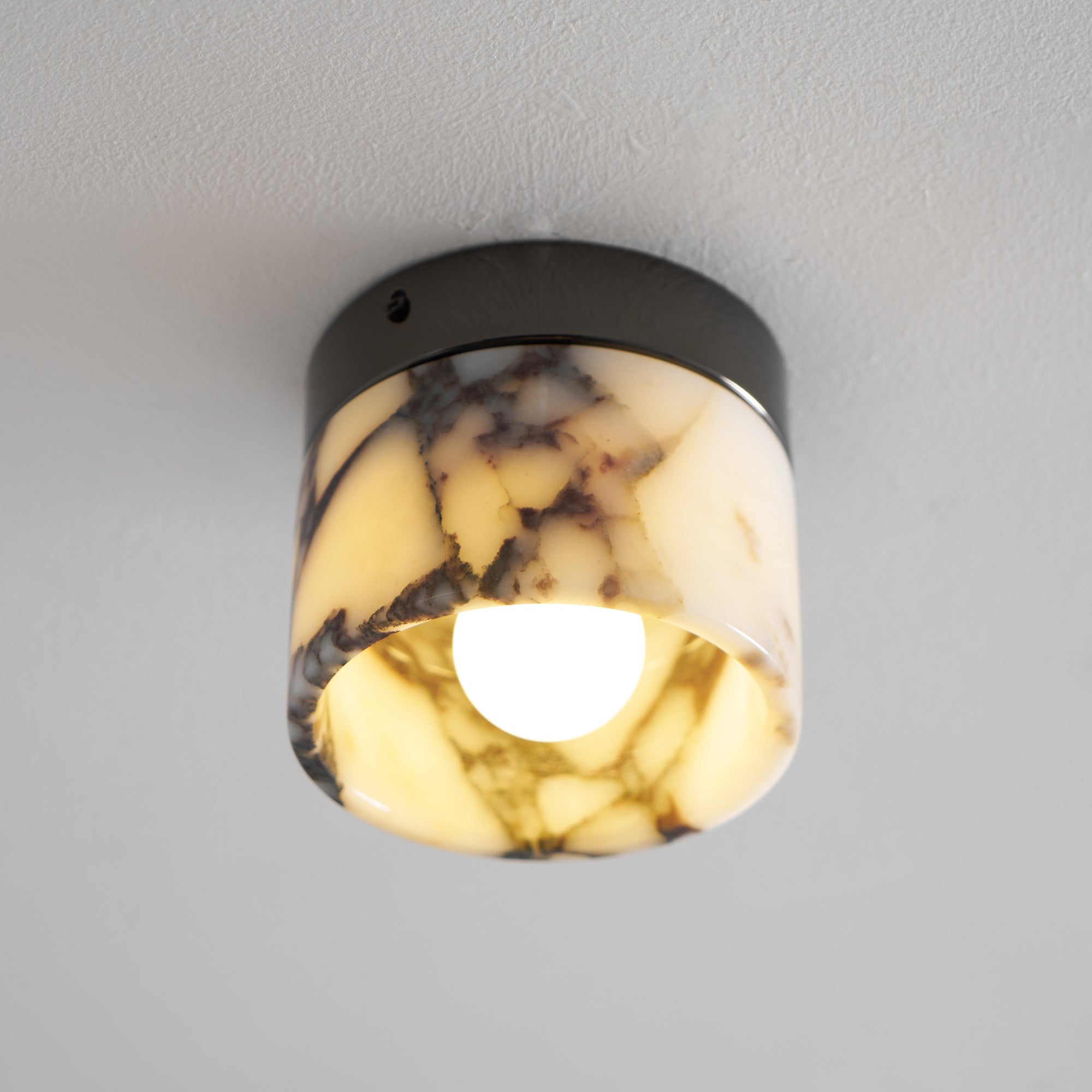 Ivinir Round Marble Ceiling Lamp