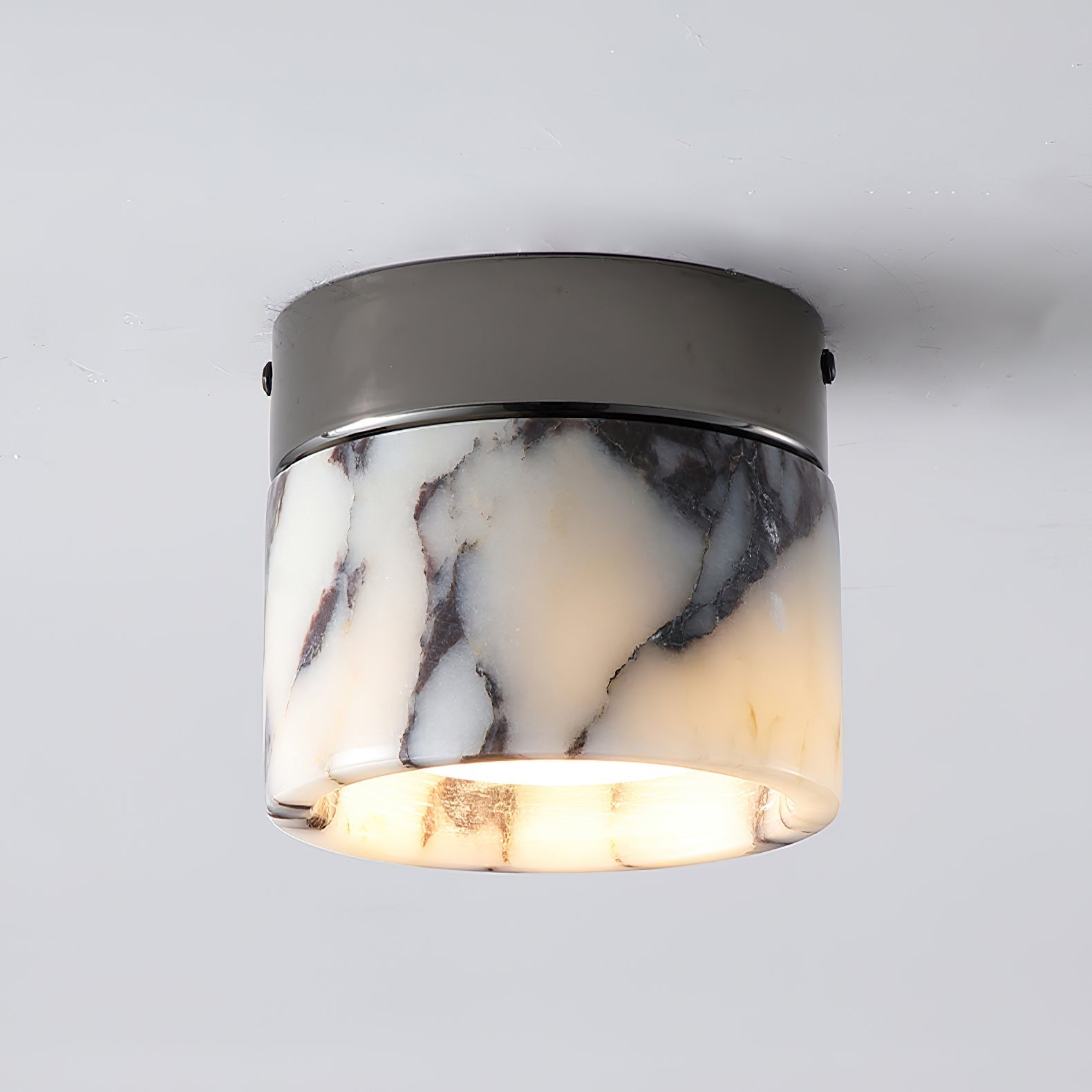 Ivinir Round Marble Ceiling Lamp