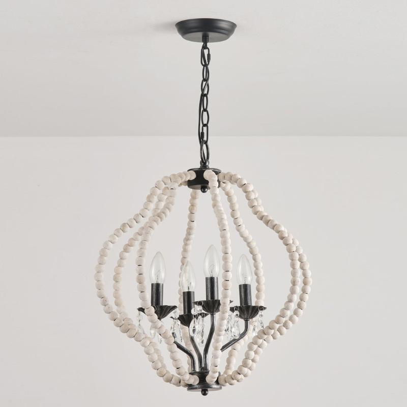 Elvorian Wood Crystal Chandelier
