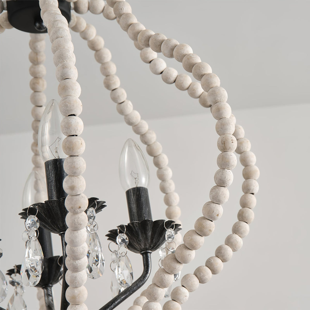 Elvorian Wood Crystal Chandelier