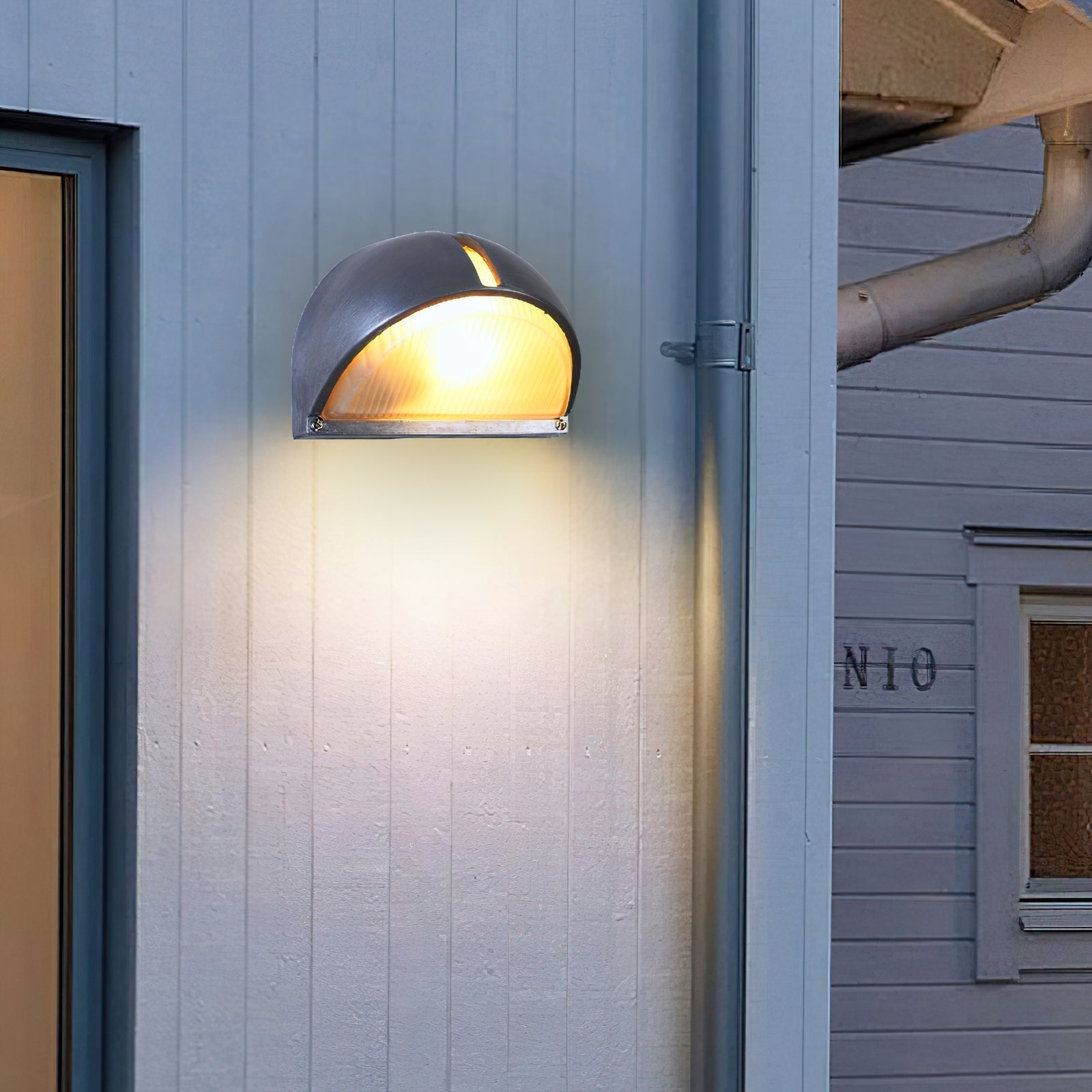 Olcarila Vintage Outdoor Glass Sconce Wall Lamp