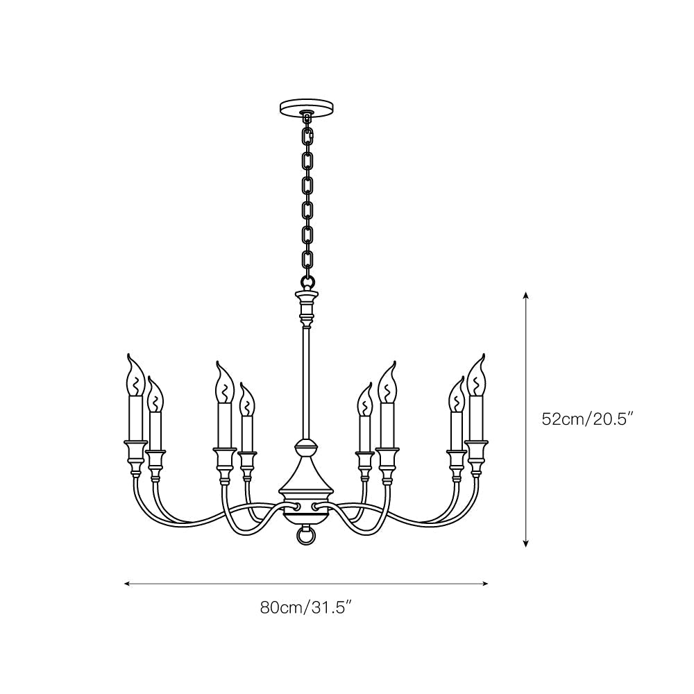 Miraelle Vintage Industrial Chandelier