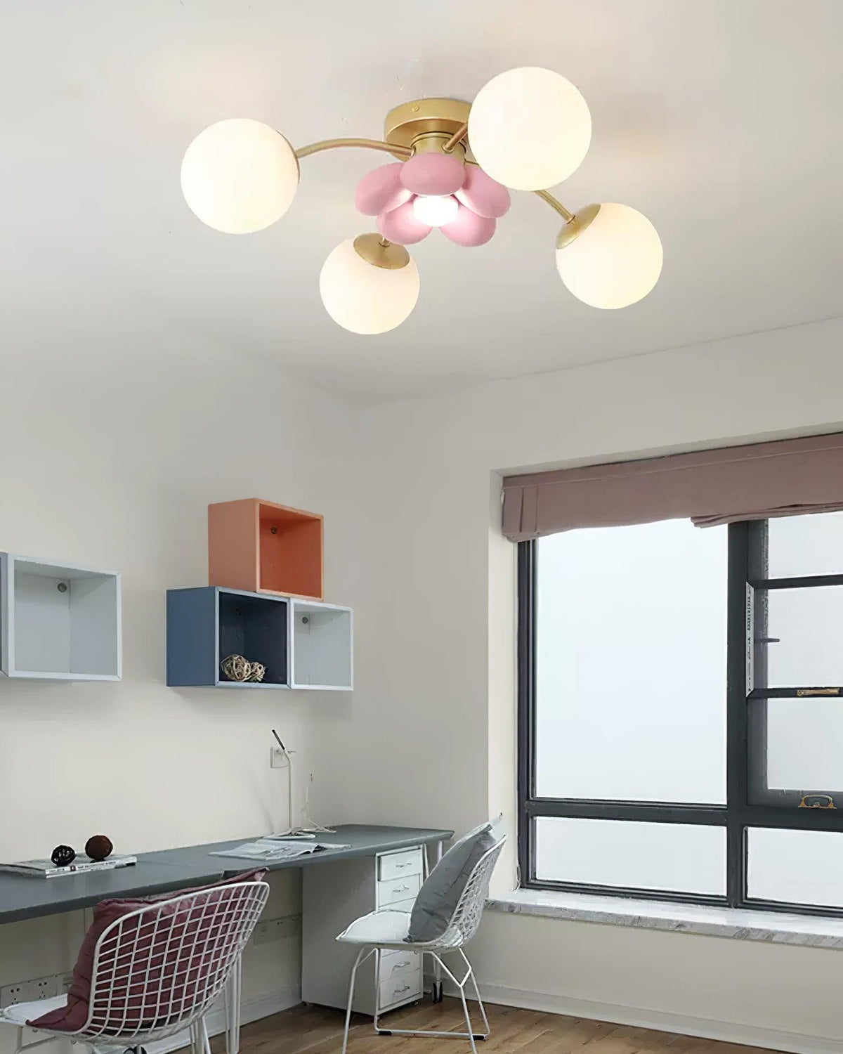 Nirox Pink Petal Ceiling Light