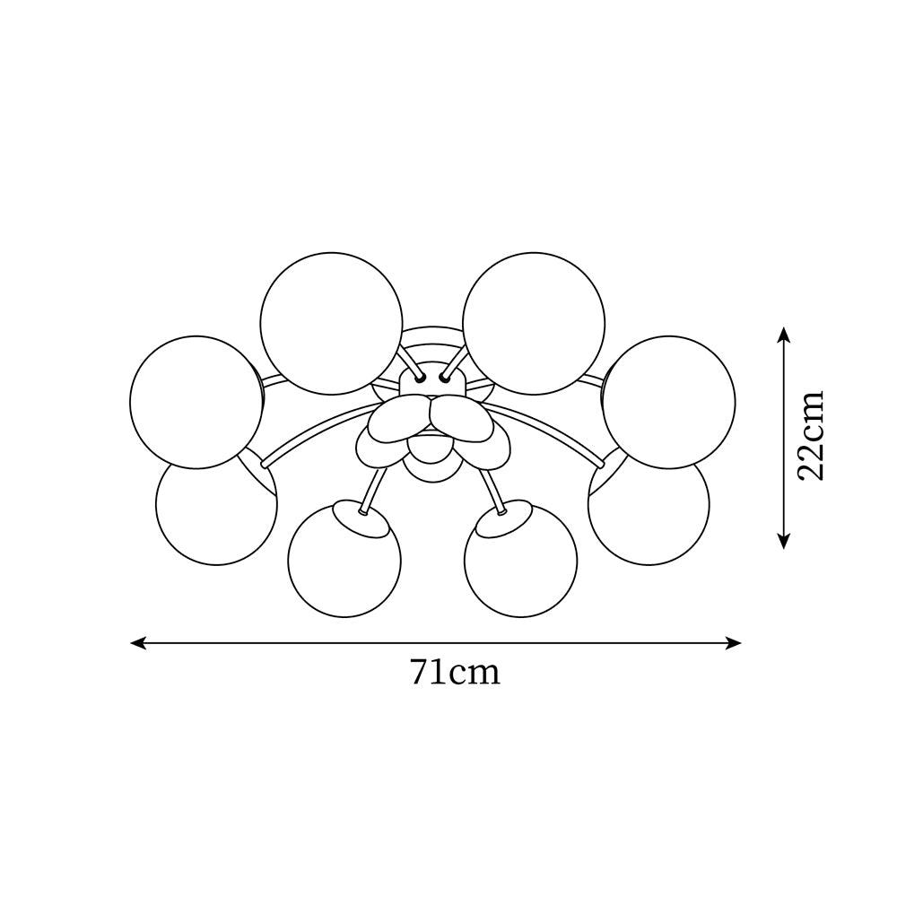 Nirox Pink Petal Ceiling Light