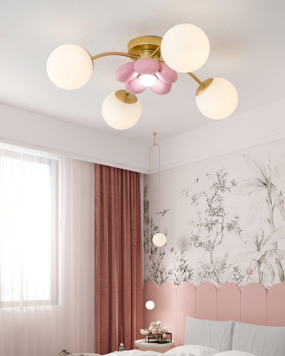 Nirox Pink Petal Ceiling Light