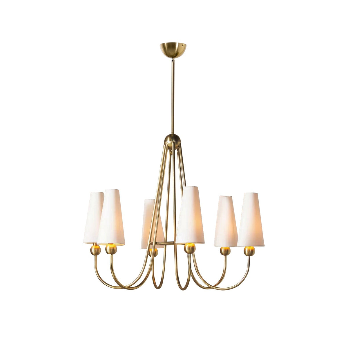 Serinian Vintage Industrial Fabric Chandelier