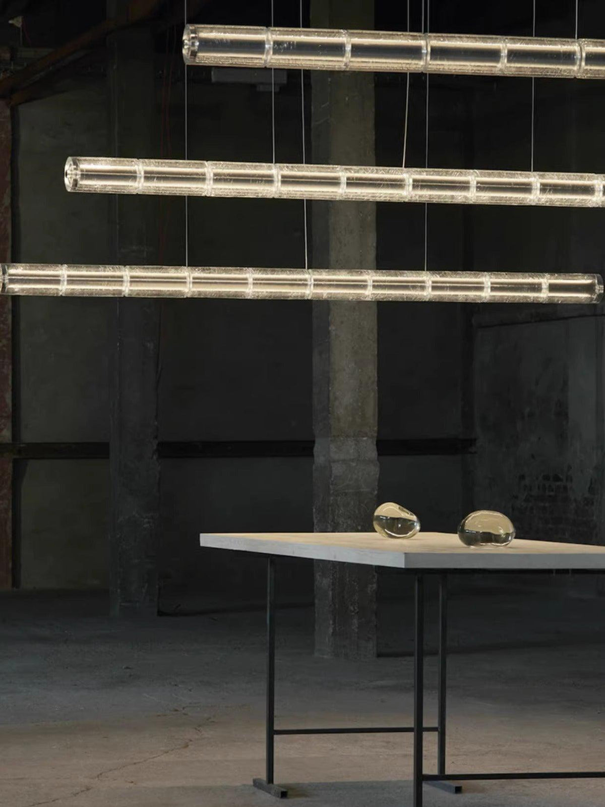 Karoa Glass Linear Pendant Light