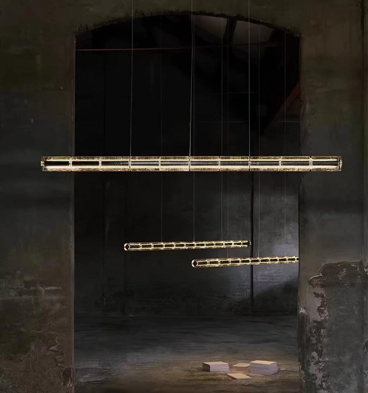 Karoa Glass Linear Pendant Light