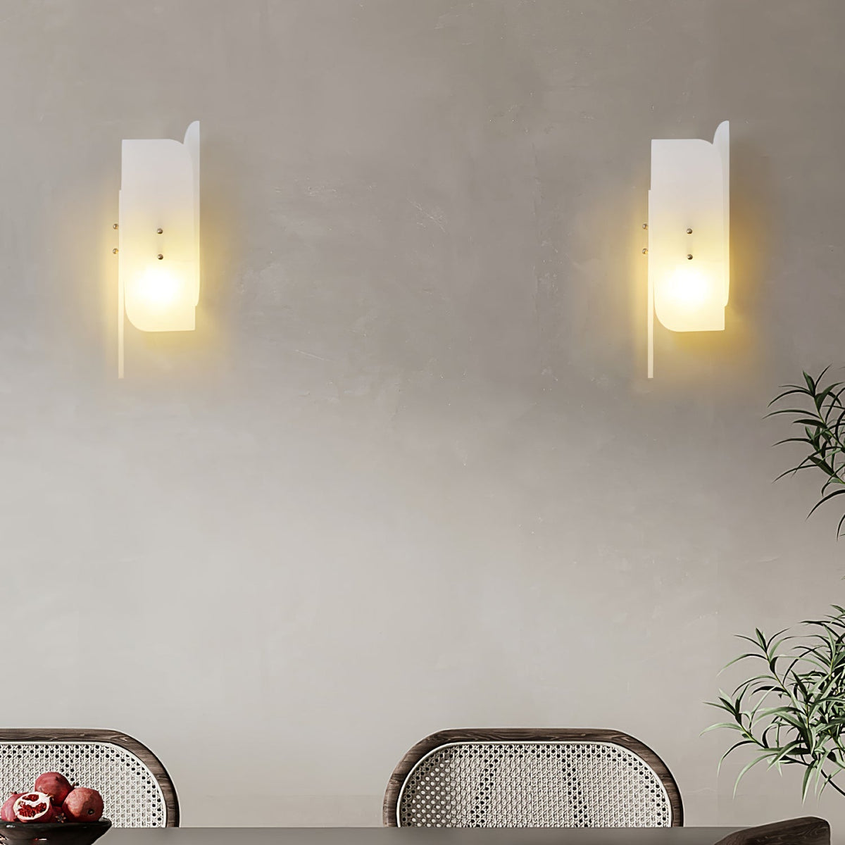 Eiroette Alabaster Wall Sconce