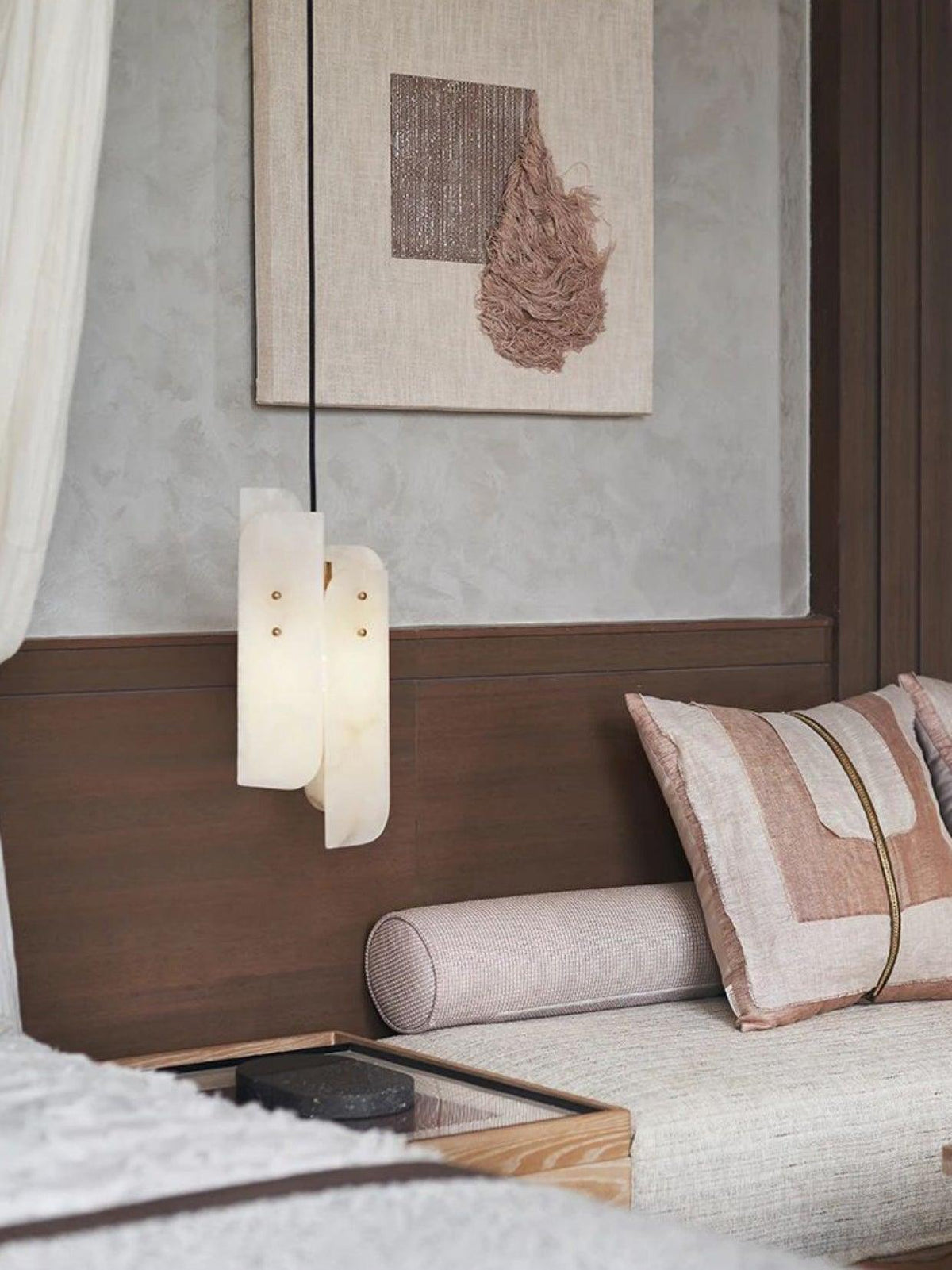Vicarus Layered Alabaster Pendant Light