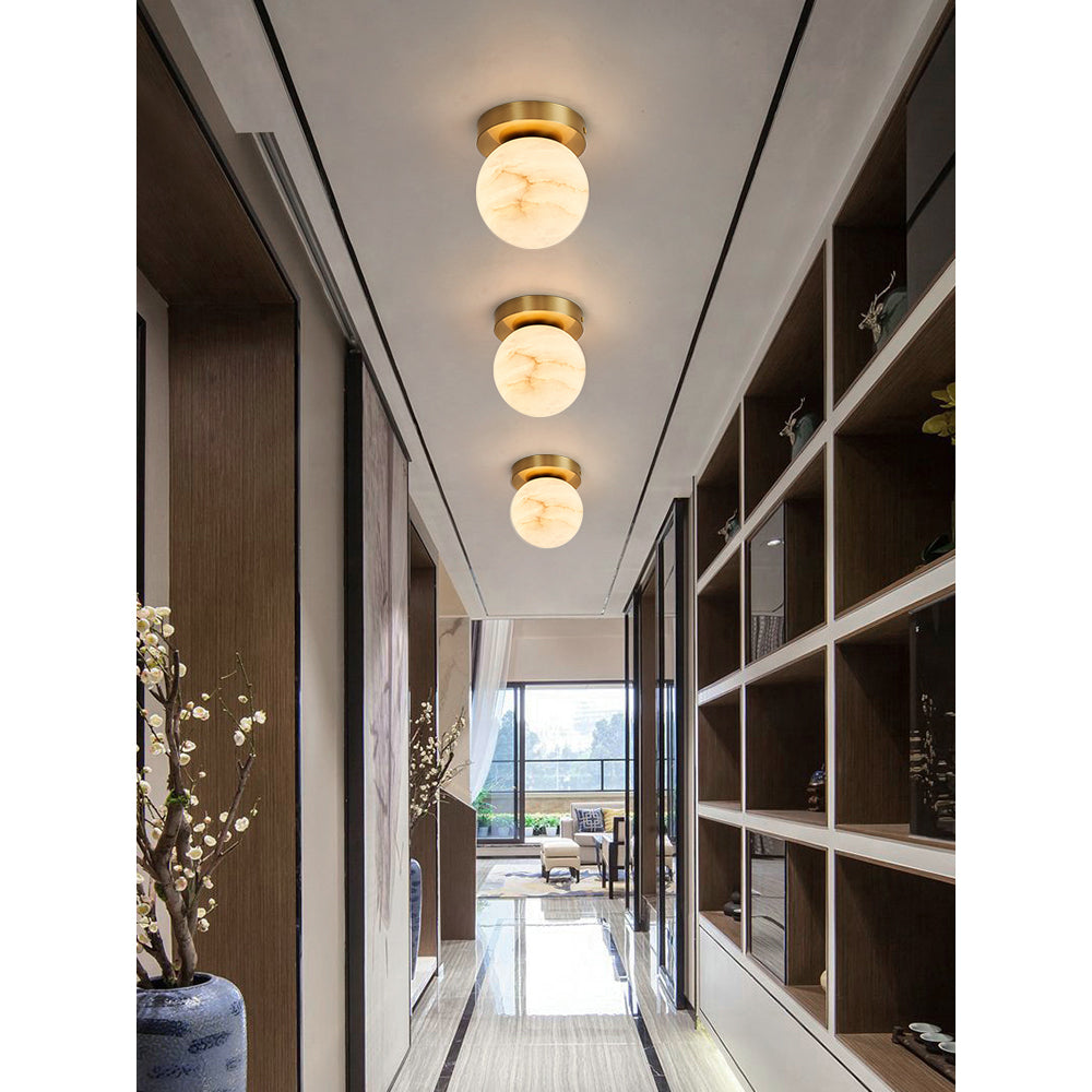 Eireneon Alabaster Ceiling Light