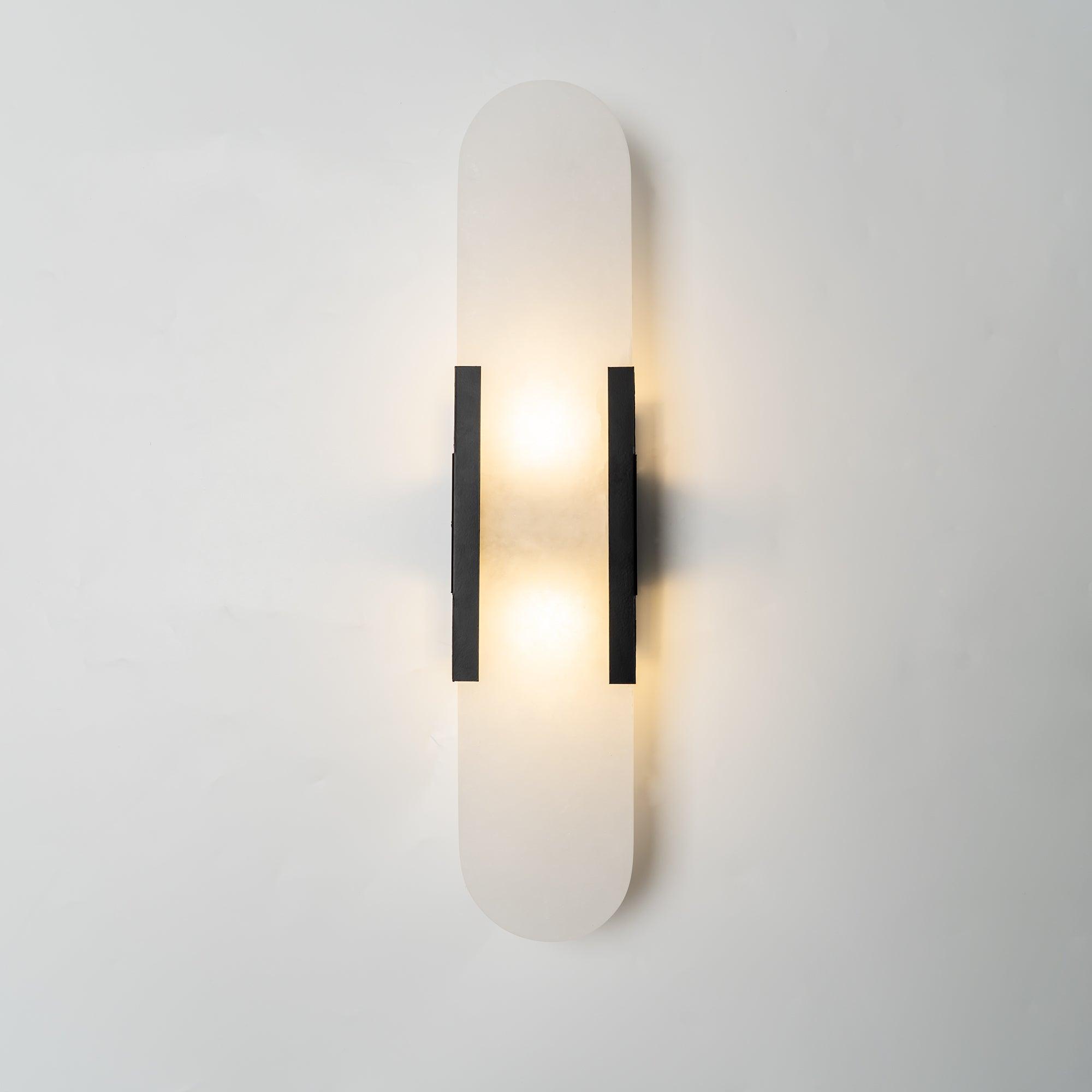 Corenil Wall Lamp Luxury Alabaster-Neutral Decor