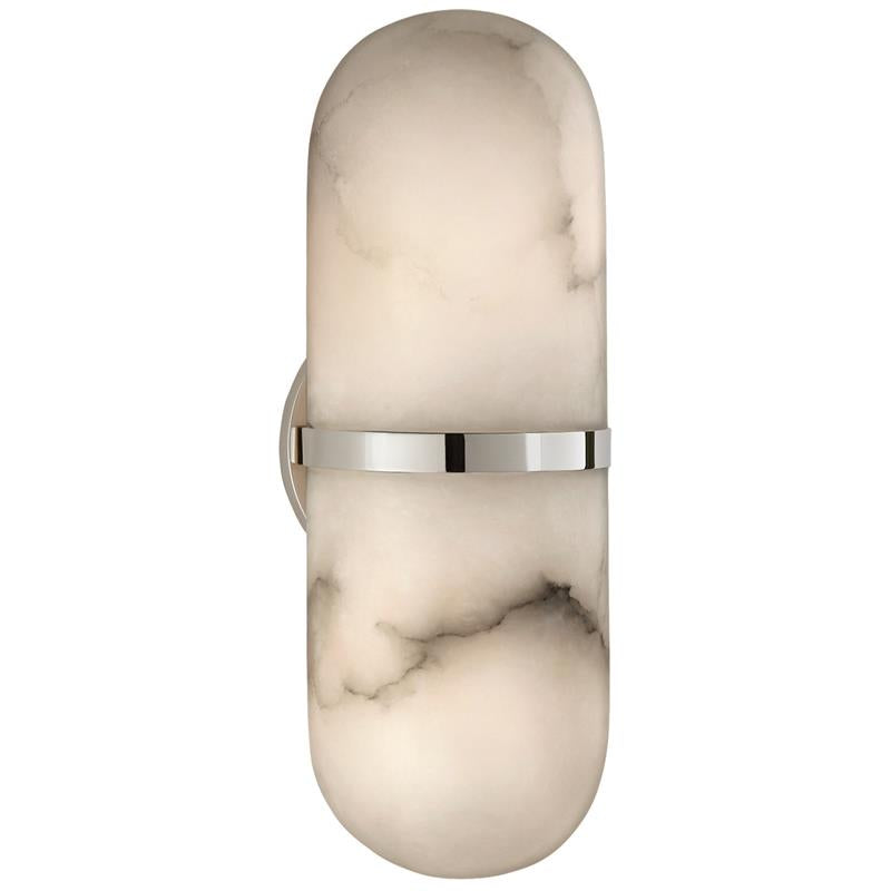 Albanora Pill Form Alabaster Sconce Wall Lamp