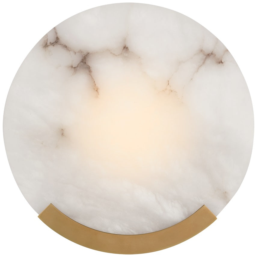 Nivenella Round Alabaster Wall Lamp