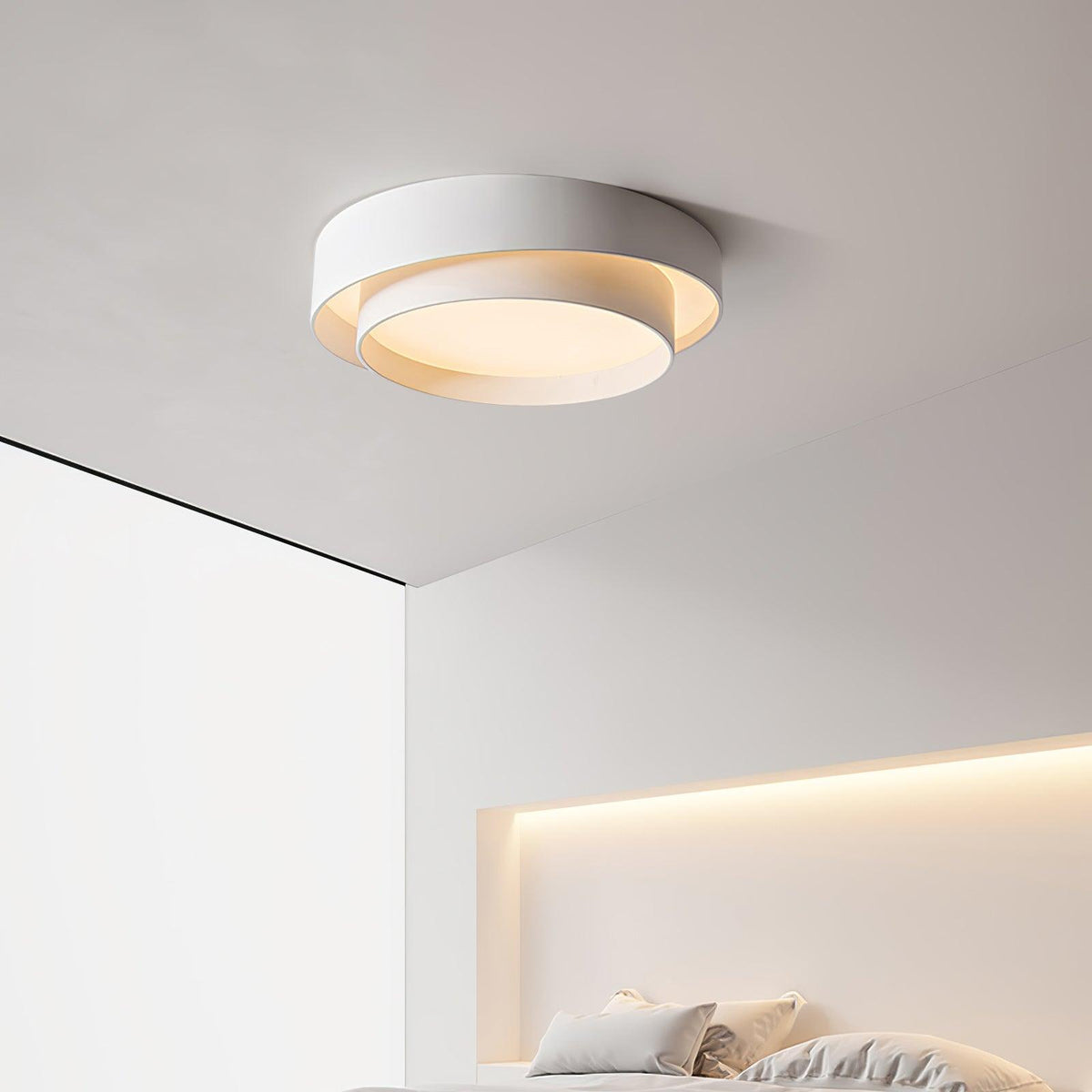 Velaline Ceiling Light Double Layers Modern Cylinder