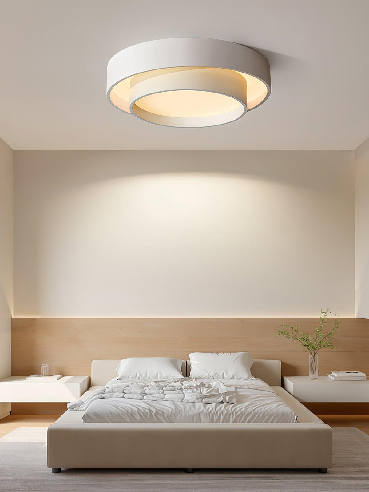 Velaline Ceiling Light Double Layers Modern Cylinder