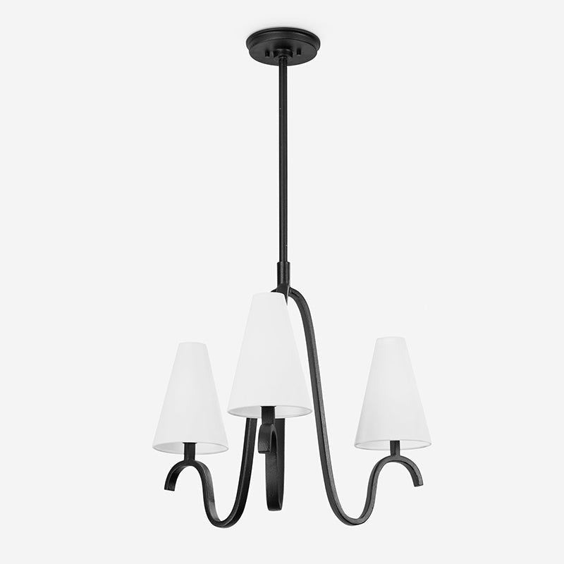 Linisora Vintage Industrial Fabric Chandelier