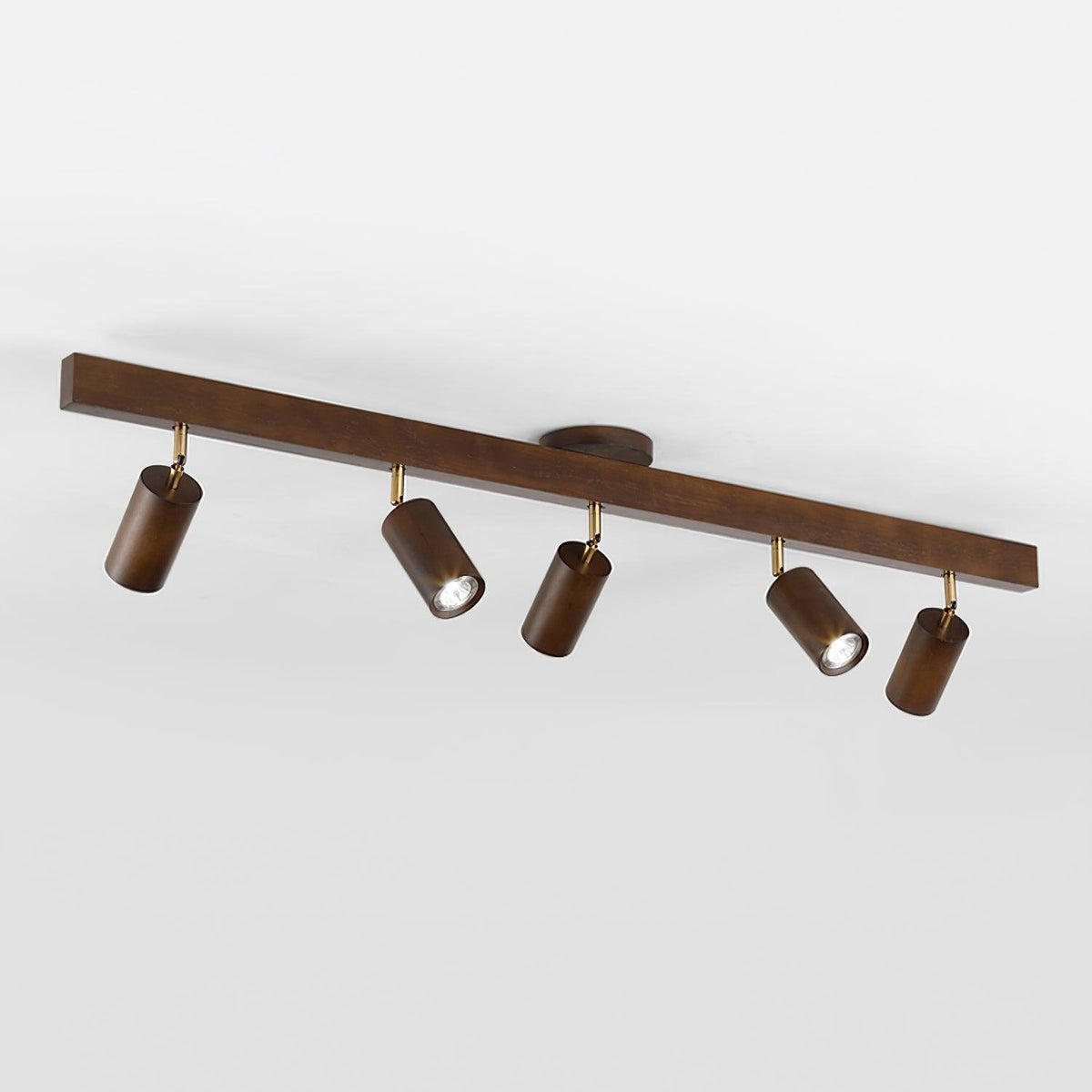 Visusot Track Lighting Spotlight Wood
