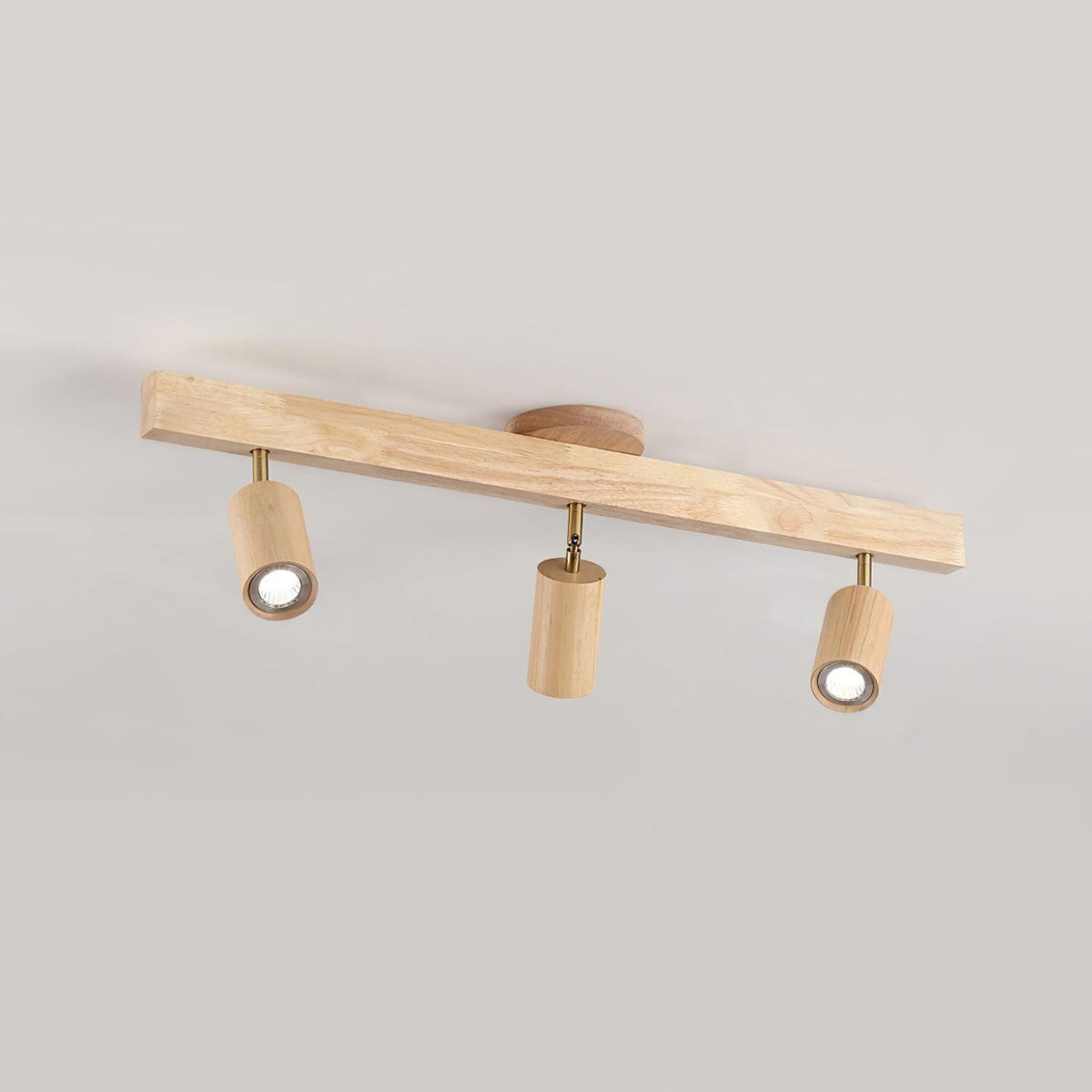 Visusot Track Lighting Spotlight Wood
