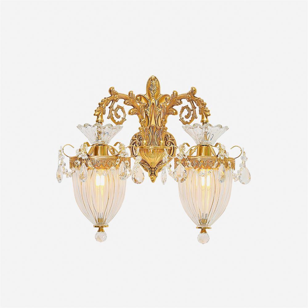 Vireon Wall Lamp Gold Double Sconce Modern
