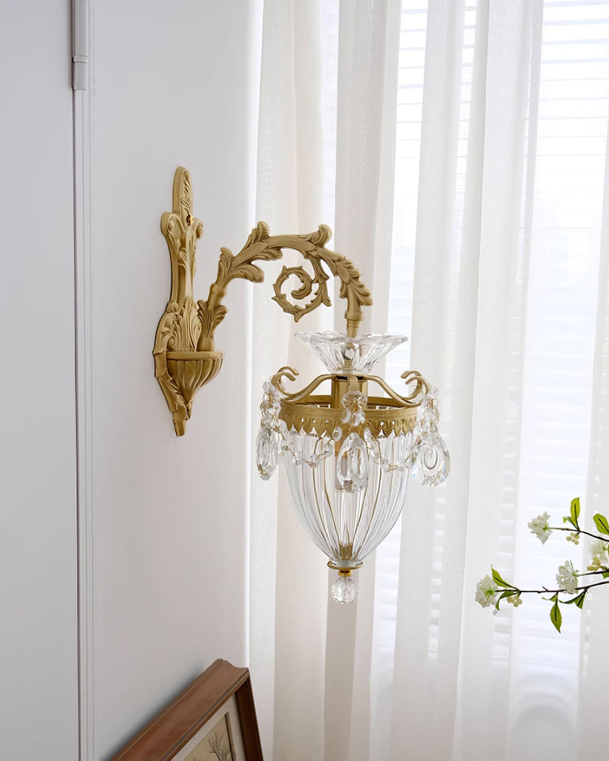 Vireon Wall Lamp Gold Double Sconce Modern