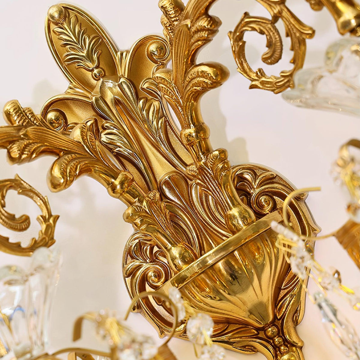 Vireon Wall Lamp Gold Double Sconce Modern