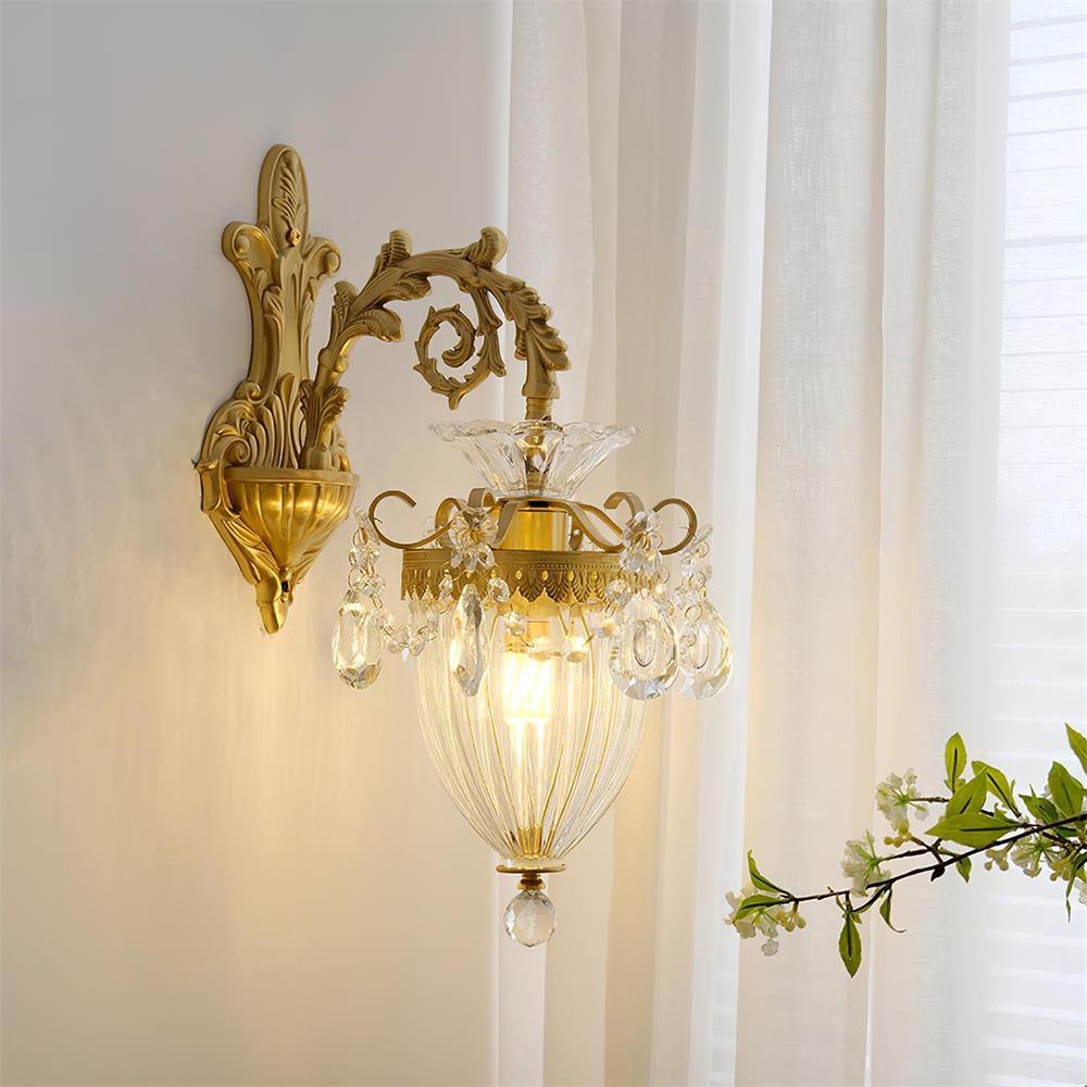 Vireon Wall Lamp Gold Double Sconce Modern